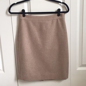 J Crew Wool Pencil Skirt